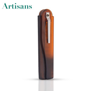 Vente chaude pliant en plastique brosse à cheveux mini barbe peigne cheveux peigne à poux - Product Image 2