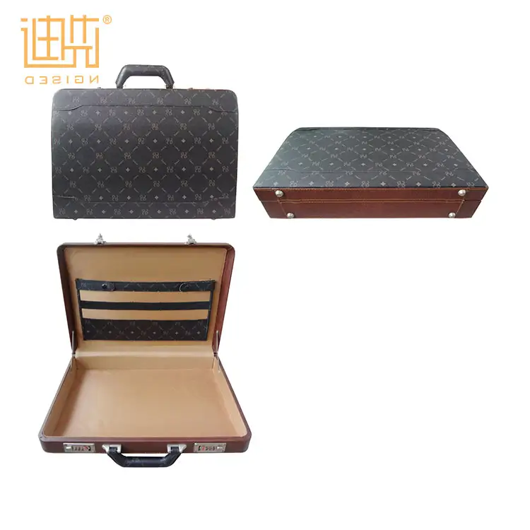 Patrón personalizado madera maletín con cerradura de combinación