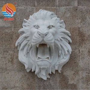 Sculpture d'animal <span class=keywords><strong>en</strong></span> <span class=keywords><strong>pierre</strong></span> décorative pour la maison, <span class=keywords><strong>statue</strong></span> <span class=keywords><strong>de</strong></span> tête <span class=keywords><strong>de</strong></span> <span class=keywords><strong>lion</strong></span> <span class=keywords><strong>en</strong></span> marbre blanc - Product Image 5