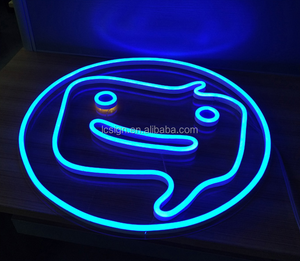 L'insegna al neon principale aperta alimentata a batteria all'ingrosso della cina ha condotto la decorazione del ristorante della luce della flessione
