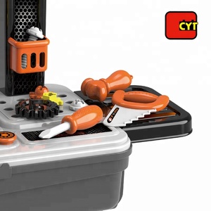 2 in 1 <strong>Kids</strong> Kit Rod Suitcase Simulation Maintain Table Deluxe Toy <strong>Tool</strong> <strong>Set</strong> for Sale - Product Image 3