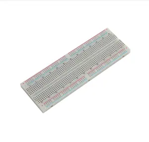 830 Protoboard Tie-points Project Board Breadboard senza saldatura MB-102 EB03 16.5*5.4cm ABS Mini Breadboard Socket Clip a molla