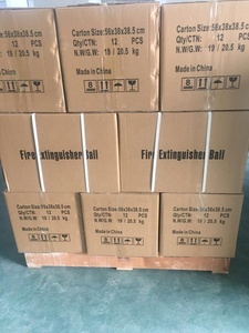كرة إطفاء حريق ذاتية التشغيل من المصنع، كرة إطفاء حريق حمراء بوزن 1.3 كجم للرمي - Product Image 5