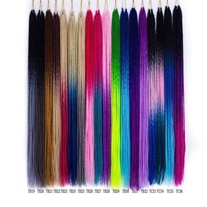 Tomo — tresses sénégalaises synthétiques au <span class=keywords><strong>Crochet</strong></span>, Extensions de cheveux, torsadées, 24 pouces - Product Image 5