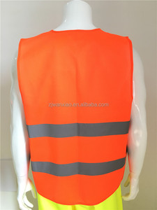 Chine Gros 100% Polyester Vêtement Salut-Vis Vélo Orange de Sécurité Vêtements De Travail <span class=keywords><strong>Gilet</strong></span> De Sécurité Routière Avec Poches - Product Image 6