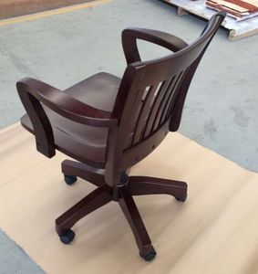 Classica <span class=keywords><strong>legno</strong></span> girevole alta luce senza braccia <span class=keywords><strong>sedia</strong></span> da <span class=keywords><strong>scrivania</strong></span> - Product Image 4