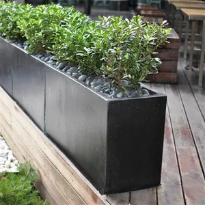 화분 냄비 스테인레스 스틸 알루미늄 냄비 화분 Corten 스틸 화분 상자