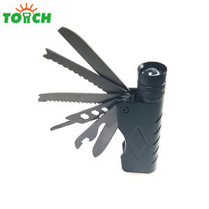 Đa Năng Chiến Thuật Dao Đèn Pin 500LM Đèn LED Đèn Lồng 3 Chế Độ Chống Nước Sạc Hợp Kim Nhôm Đèn Pin Tự Vệ - Product Image 5