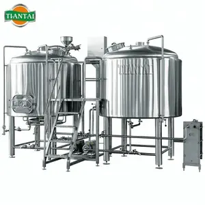 2000L 20HL 2 cerveja vaso de planta máquinas de aquecimento de vapor de aço Inoxidável