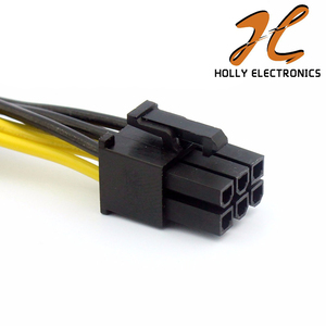 Cable PCIe de 6 pines Cable de alimentación de extensión macho a hembra 18AWG <span class=keywords><strong>Cobre</strong></span> RoHS <span class=keywords><strong>para</strong></span> tarjeta de video GPU - Product Image 3