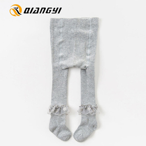 Collants pour bébé en coton gris, <span class=keywords><strong>noir</strong></span> et blanc, colorés, fabriqués en Chine - Product Image 3