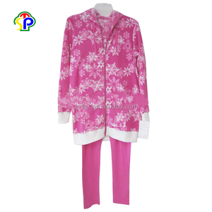 Tejidos cómodos para adultos impresa polar durmiendo familia Pijamas - Product Image 1