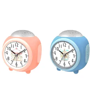 Bosheng China Reliable Supplier Customized Newest Project Table Alarm Quartz Clock with Light of Refinement Item GHZ108