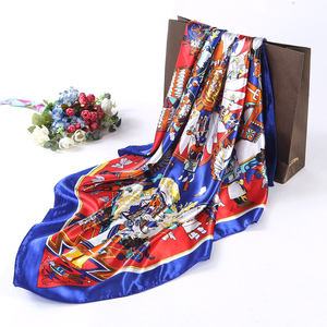 NO MOQ High Quality <strong>Silk</strong> Twill <strong>Scarf</strong> Printed Design square <strong>Head</strong> <strong>Scarf</strong> Women <strong>Sleep</strong> Hair Satin <strong>Silk</strong> <strong>Scarf</strong> - Product Image 1