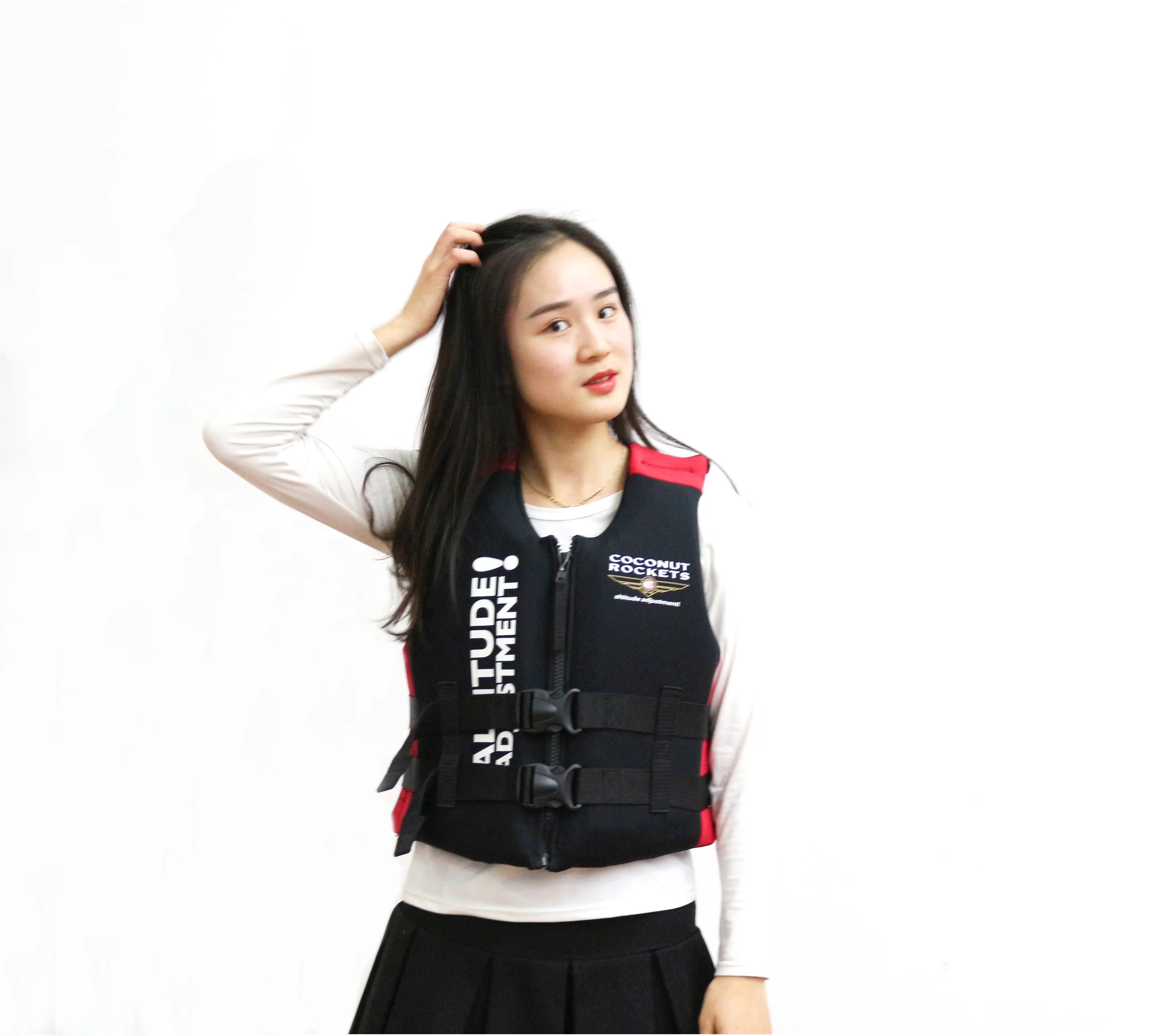 Neoprene Life Vest Jacket Professional Life-saving Vest/Jacket EPE Foam Adult swimming Life Jacket