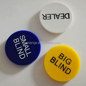 Casino Chuyên Nghiệp Texas Hold'em Lớn Nhỏ Mù Đại Lý Nút Poker - Product Image 2