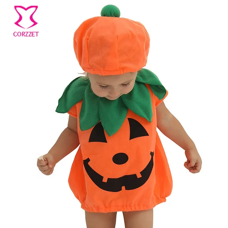 Corzzet Baby Style Clothing Melon Cute Performance Attire Halloween Pumpkin Light Cosplay For Kids Vegetable Costumes For Kids