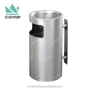 Stainless Garbage Bin DB-35W Stainless Steel Wall Mounted Dustbin Hanging Dust Bin Wall Mounted Dustbin Metal Garbage Rubbish Bin