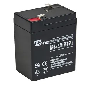 Free Maintenance 6v 5ah 5.5ah 20hr rechargeable sealed lead acid battery with factory price