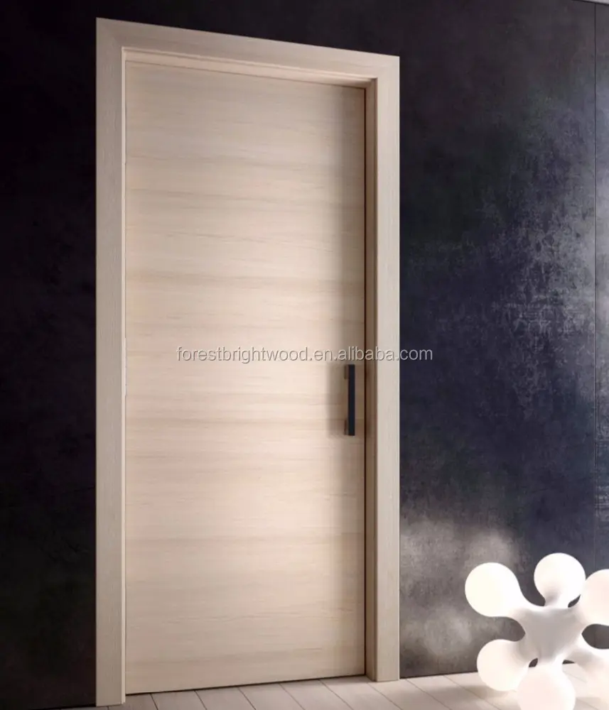 Custom wood veneer architectural wood door for hotel entrance