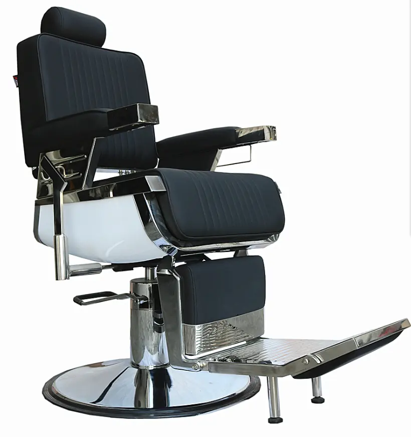 2021 nuovo stile euro uomini buon prezzo barbiere reclinabile metallo barbiere sedia