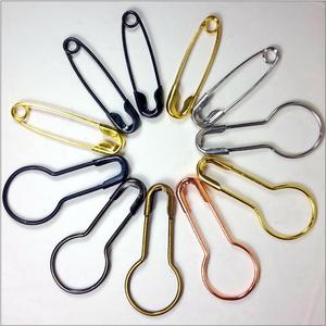 <span class=keywords><strong>Épingle</strong></span> de sûreté argentée en métal plaqué 22 mm, petit modèle, avec logo personnalisé, échantillon gratuit, nouveau design - Product Image 3
