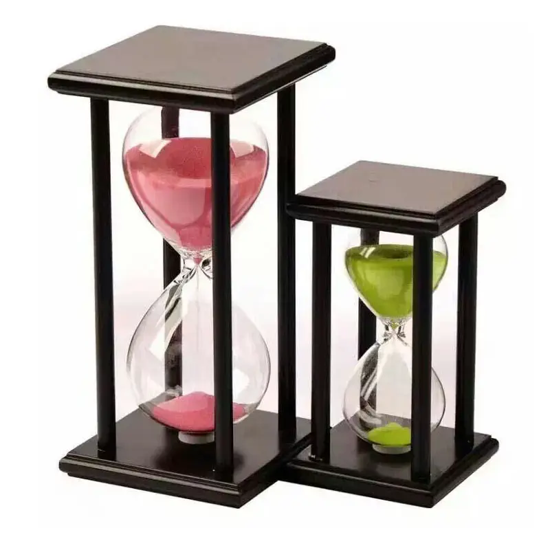 Wholesale Big Wooden Frame Decoration 30 Minute Hourglass Sand Timer