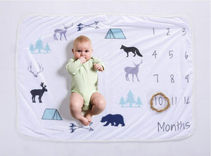 2018 nouvelle chine produits 100% polyester tricoté super doux chaud pola d'étape bébé polaire <span class=keywords><strong>couverture</strong></span> - Product Image 3
