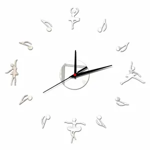 Precisser Silencieux Horloge Murale Moderne BRICOLAGE 3D Conception Horloge Murale