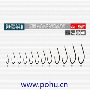 ISEAMA เบ็ดตกปลาที่ทำด้วยมือจุดบด S9902ขายส่งเบ็ดตกปลา - Product Image 3