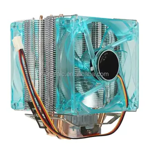 3 Heatpipe Radiator 4pin CPU Cooler Fan Cooling 3 Direct Contact Heatpipes with 120mm Fan for Desktop Computer PC Case