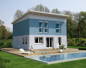 Casas Prefabricadas para <span class=keywords><strong>Costa</strong></span> Rica, Casa de 2 Pisos con Terraza de Madera - Product Image 1