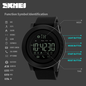 SKMEI 1255 Fashion Smart <strong>Watch</strong> for Men Brand <strong>Pedometer</strong> Calorie Remote Camera 50M Waterproof Sports <strong>Watches</strong> - Product Image 4