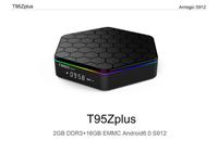 جهاز استقبال تلفزيوني T95Z Plus يعمل بنظام أندرويد، ذاكرة وصول عشوائي 3 جيجابايت/ذاكرة تخزين 32 جيجابايت، نظام أندرويد 7.1، معالج ثماني النواة Amlogic S912، يدعم دقة 4K وشبكة واي فاي ثنائية النطاق 2.4 جيجاهرتز/5 جيجاهرتز وبلوتوث