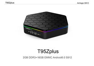 T95Z Plus Android 电视盒 3 GB RAM/32 GB ROM Android 7.1 Octa Core Amlogic S912 电视盒带 4 K 双频 WiFi 2.4 GHz/5 GHz BT - Product Image 2
