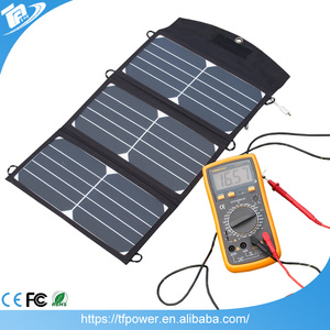 Panel de banco universal <span class=keywords><strong>7W</strong></span> / 11W / 14W / 20W de cargador solar portátil - Product Image 1