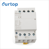 Kontaktor AC Listrik OURTOP Coil Quality Assurance di Cina 4 Kutub 63A 220V Fuji Sc 4 1 Kontaktor AC Kontaktor 2 Kutub 40a 20A