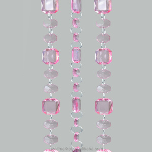 9.2m <strong>Long</strong> Luxury Acrylic Crystal Octagon l Bead <strong>Curtain</strong> for Events and Wedding Decoration - Product Image 4