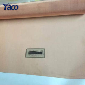 200 mesh 75 micron puro rame rosso rame filo metallico tessuto a rete panno 1x30m rotolo per gabbia di <span class=keywords><strong>faraday</strong></span> - Product Image 5