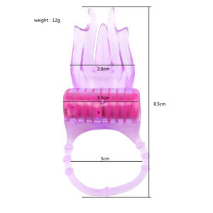 Anneaux de pénis en TPE souple, jouets sexuels pour adultes pour hommes et femmes, <span class=keywords><strong>anneau</strong></span> vibrant pour le point G - Product Image 6