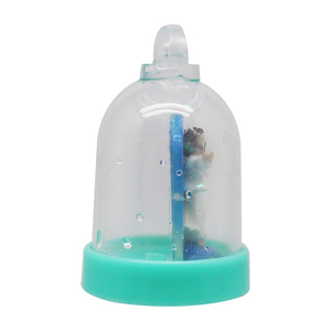 Tùy chỉnh Quà Tặng thủ công mới lạ Jesus tượng nhựa mini Keychain Quả cầu tuyết - Product Image 4