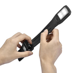 Mini luce LED ricaricabile lampada da lettura nera a Clip con controllo della luminosità per campeggio e viaggi - Product Image 4
