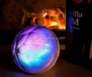 2021 hotsale एलईडी जादू गेंद के आकार ब्लू टूथ स्पीकर