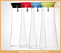 Théière en verre borosilicate faite à la main avec chauffe-thé en acier inoxydable, ensemble cadeau promotionnel