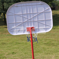 Set Mainan Stand Bola Basket Anak Indoor/Outdoor dengan Papan Pantul untuk Olahraga & Aktivitas Bermain
