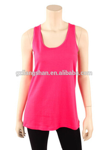 2015 nuevo OEM barato para <span class=keywords><strong>mujer</strong></span> Loose Fit Tank Top 100% algodón relajado soportar Flowy básica <span class=keywords><strong>camiseta</strong></span> sin mangas sml - Product Image 4