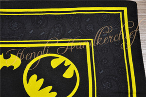 Pas cher polyester carré gros bat man super-héros <span class=keywords><strong>noir</strong></span> cool <span class=keywords><strong>bandana</strong></span> - Product Image 3