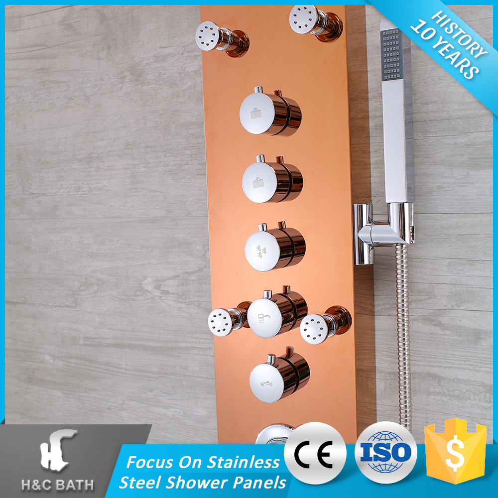 OEM Produit Unique 304 Colonne En Acier Inoxydable Colonne De Douche