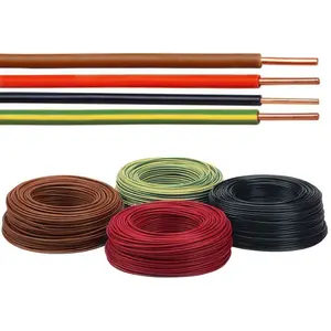 Câblage de câbles électriques isolées en PVC, de Style solide, 10 m, simple Core, isolé