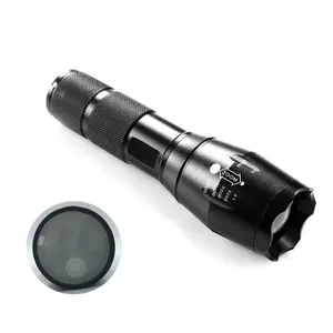 Zoomable LED Flashlight Rechargeable Work Light Tactical Hand Torch Lamp